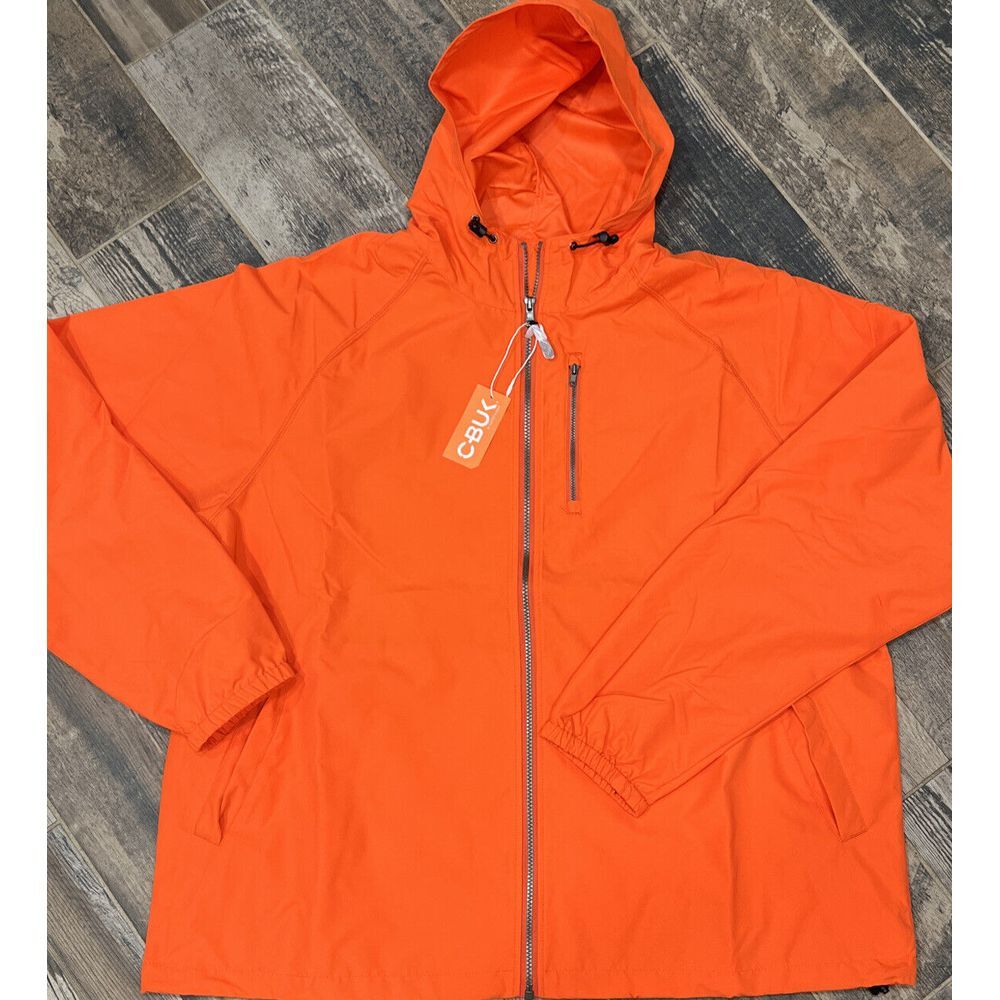 New Cutter & Buck Anderson Full Zip Jacket Orange‎ Wind Water Resistant XXL - Picture 6 of 6
